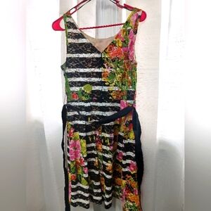 Lace and Flowers Dress